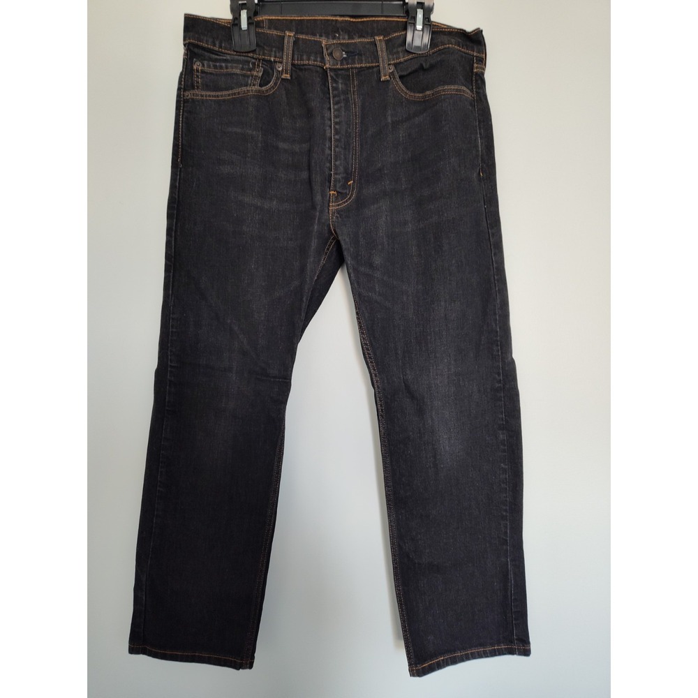 Levi's Strauss & Co. 505 Regular Fit  Dark Wash Jeans W36 L29